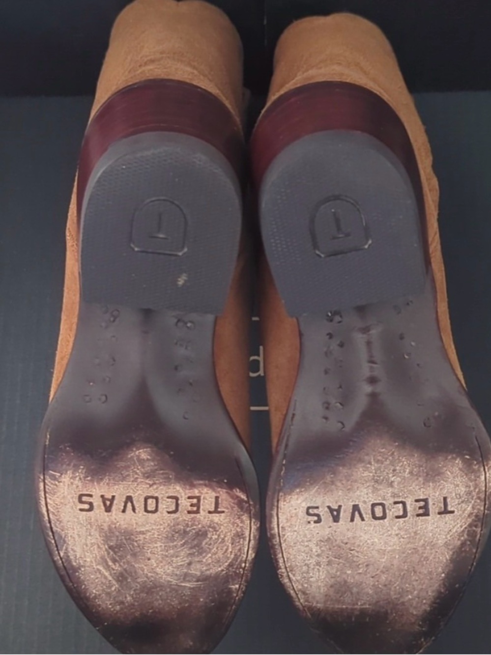Tecovas The Josie - Sienna Suede Cowboy Boots - Picture 5 of 6